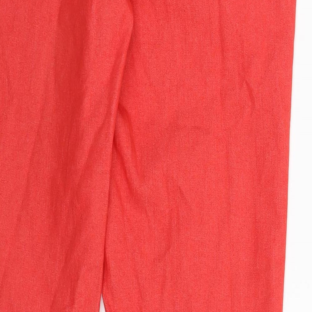 Denim Co Womens Red  Denim Jegging Jeans Size 12 L31 in