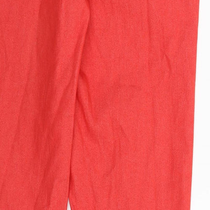 Denim Co Womens Red  Denim Jegging Jeans Size 12 L31 in