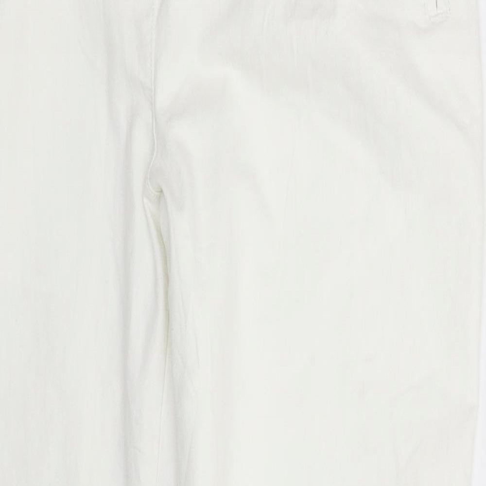 New Fashion Womens White  Denim Skinny Jeans Size 30 in L28 in