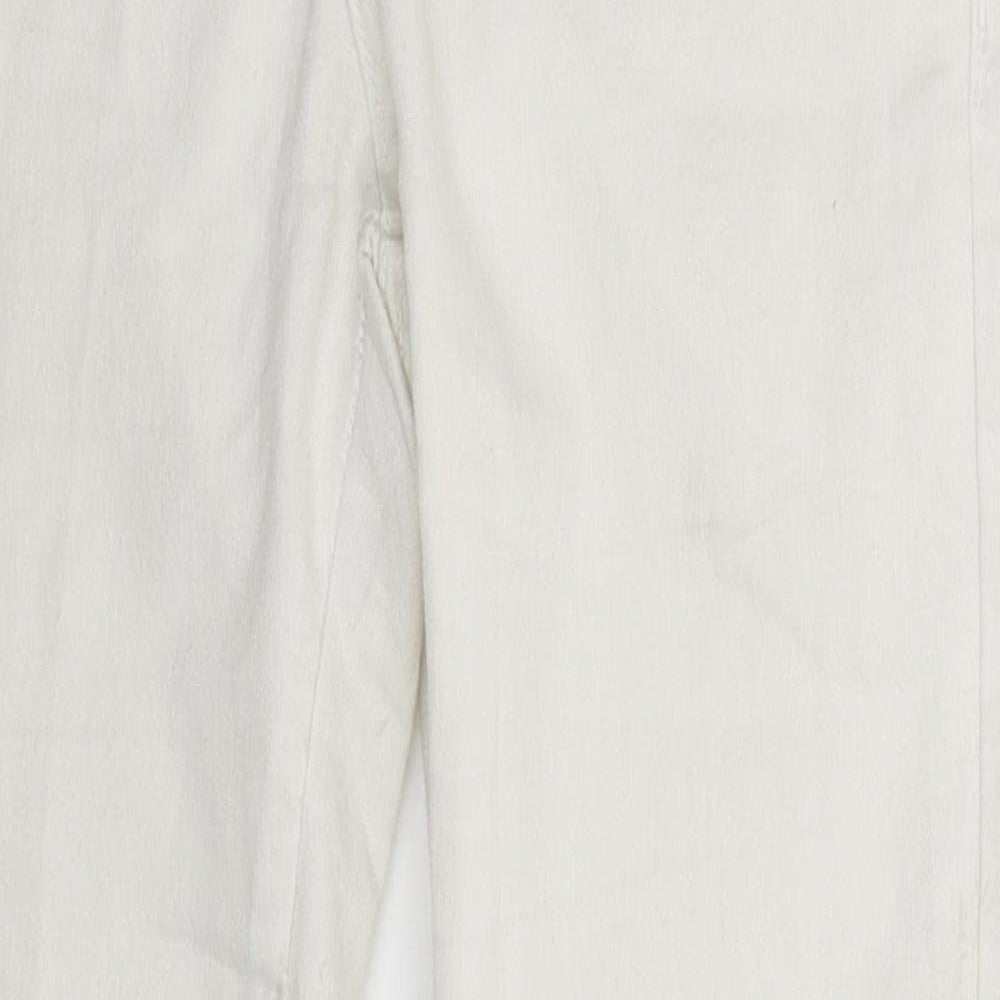 Denim Co Womens White  Denim Jegging Jeans Size 10 L29 in