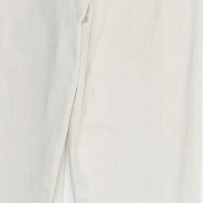 Denim Co Womens White  Denim Jegging Jeans Size 10 L29 in