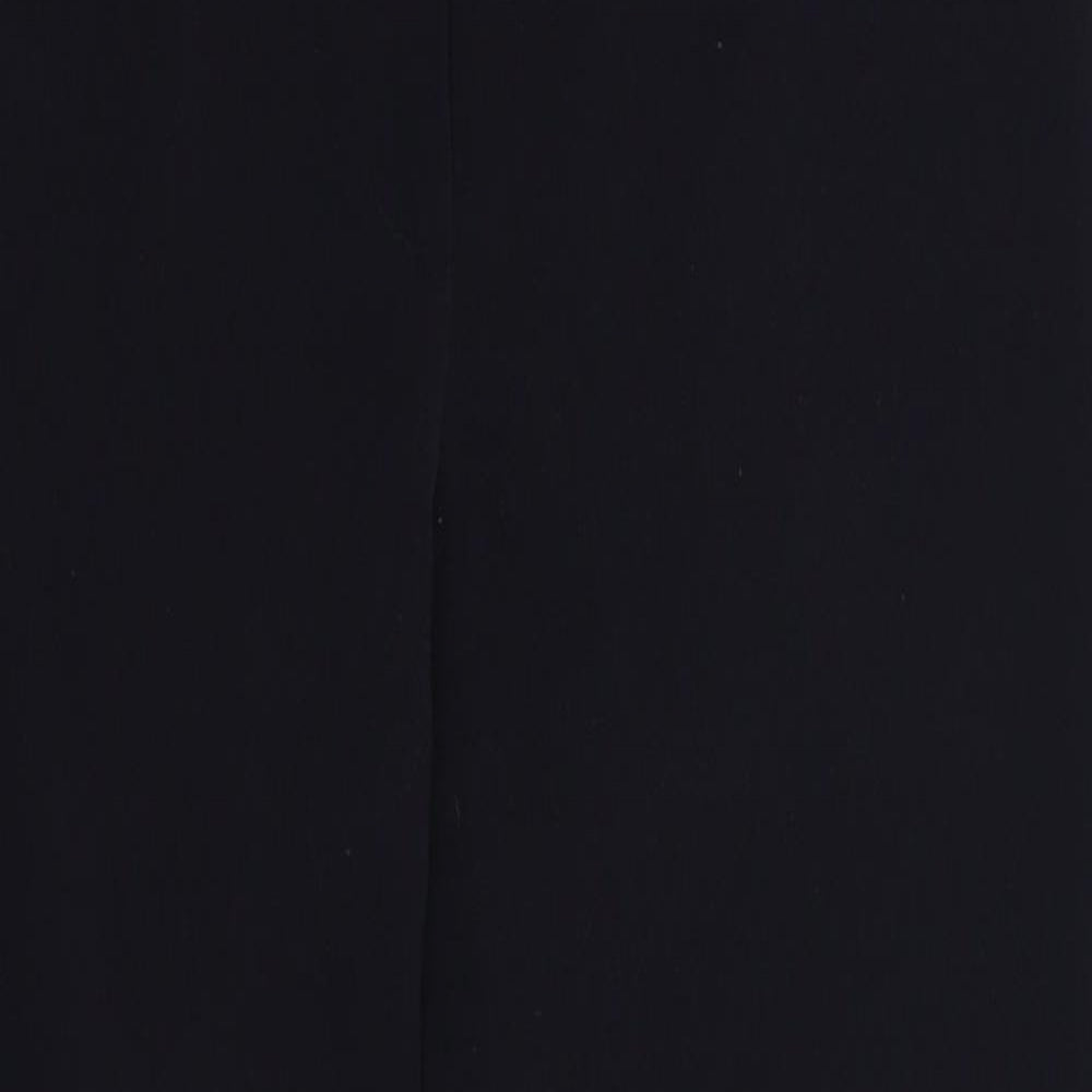 Womens UK Size 12 Per Una Regular Fit Dress Pants Blue Trousers