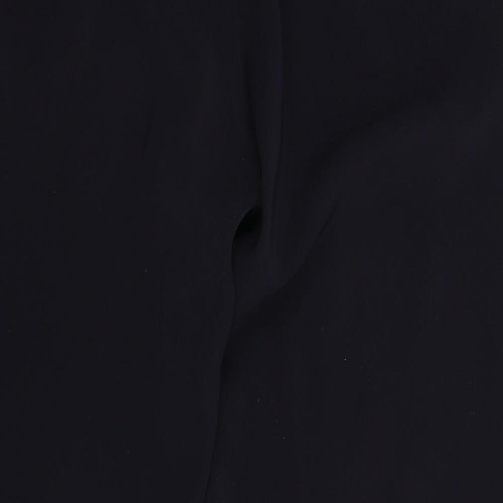 Womens UK Size 12 Per Una Regular Fit Dress Pants Blue Trousers