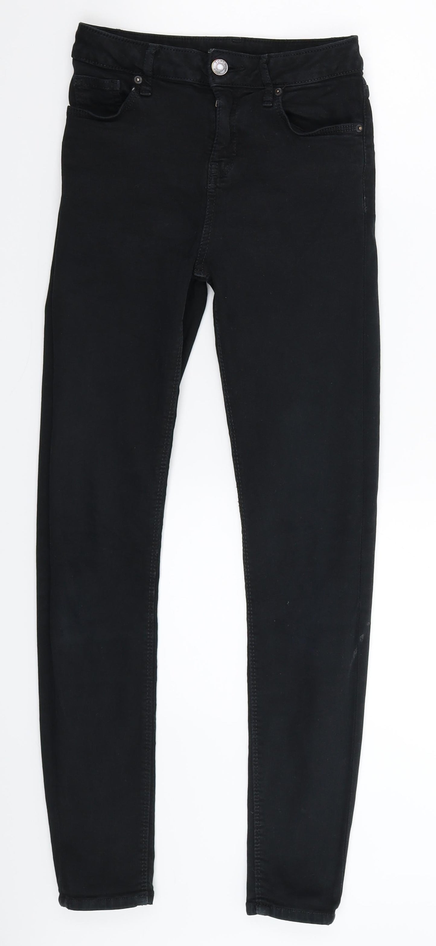 Topshop Womens Black  Denim Jegging Jeans Size 26 in L27 in