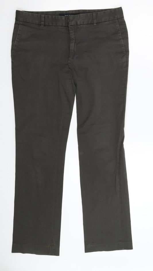 Womens UK Size 12 Zara Slim Fit  Grey Trousers