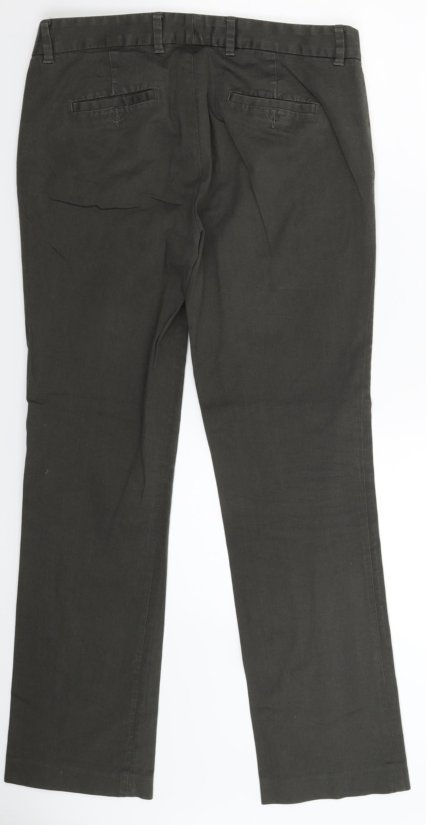 Womens UK Size 12 Zara Slim Fit  Grey Trousers