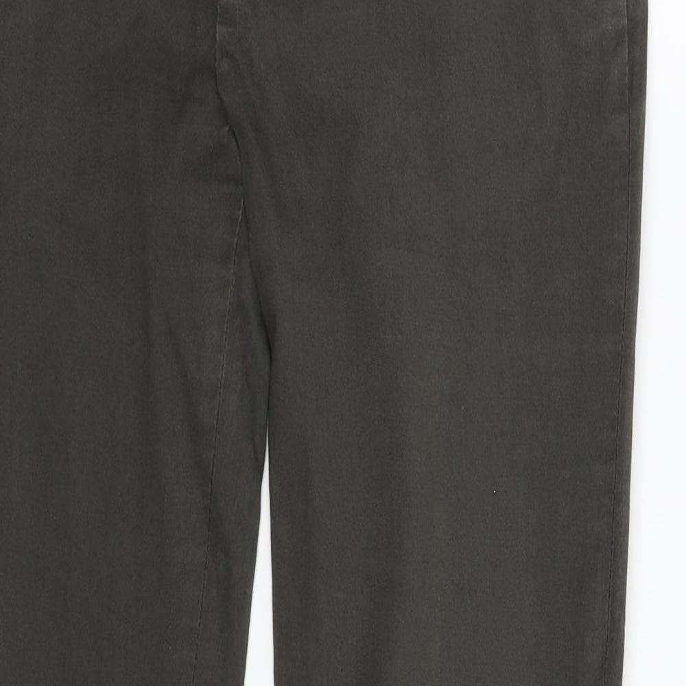 Womens UK Size 12 Zara Slim Fit  Grey Trousers