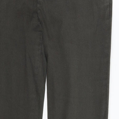 Womens UK Size 12 Zara Slim Fit  Grey Trousers