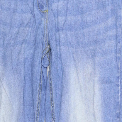 Retro Womens Blue  Denim Skinny Jeans Size 32 in L30 in