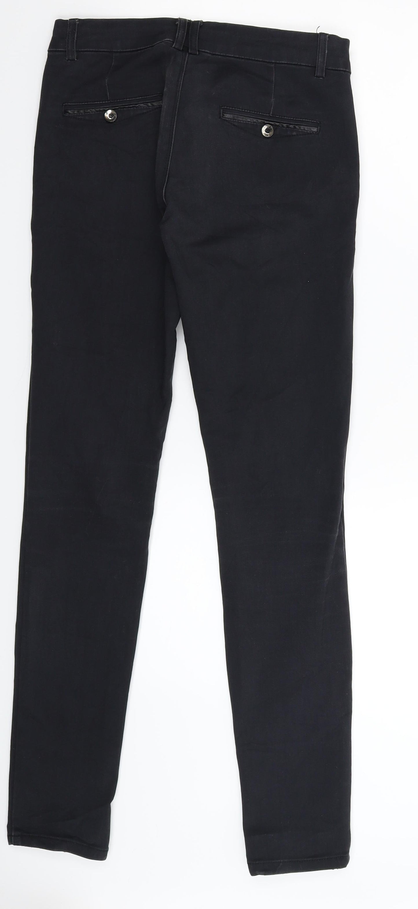 Sara Womens Black  Denim Jegging Jeans Size 28 in L30 in