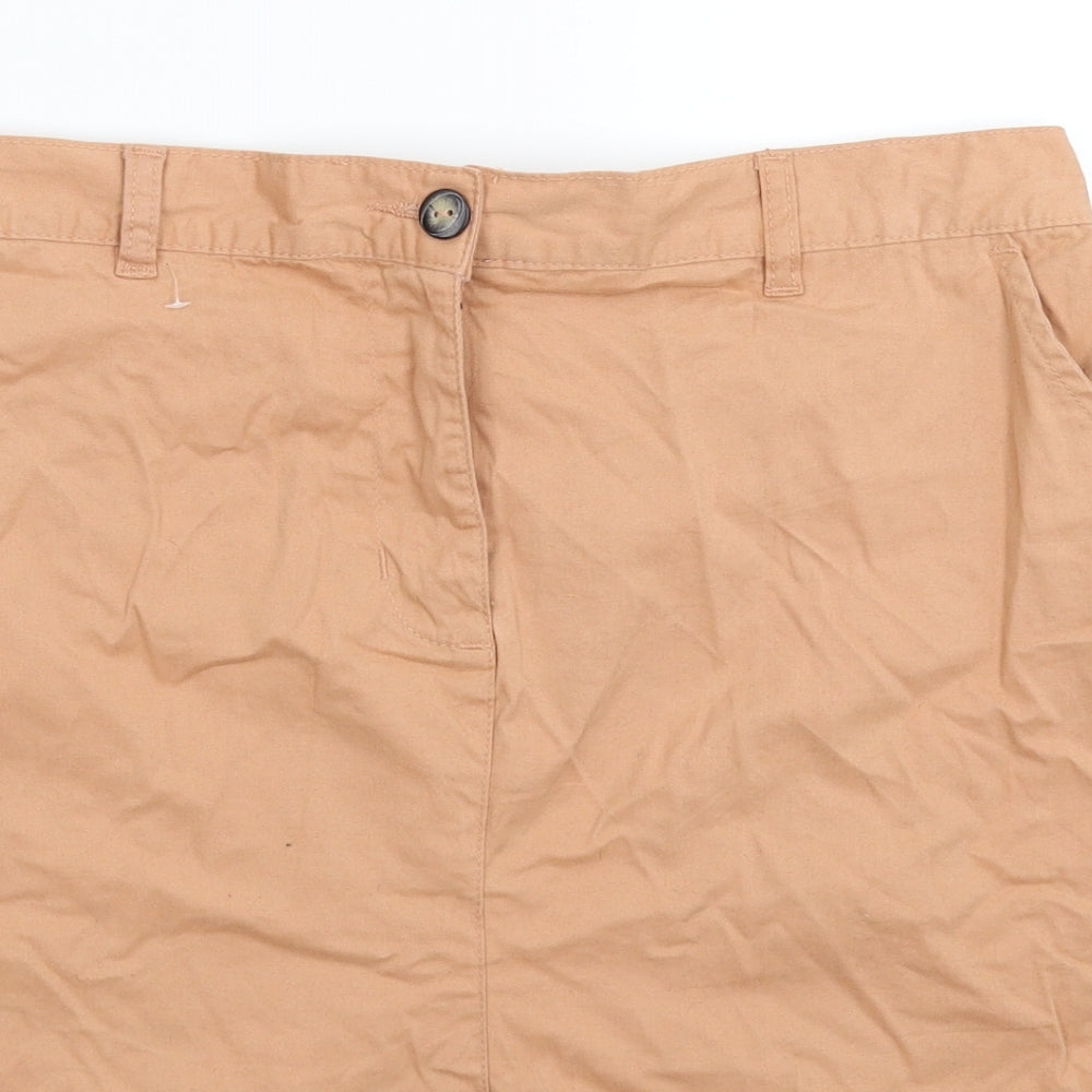 Capsule Womens Beige   Straight & Pencil Skirt Size 14