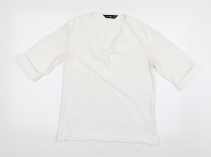 F&F Womens White   Basic Blouse Size S