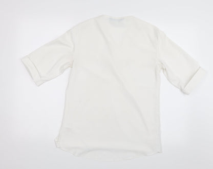 F&F Womens White   Basic Blouse Size S