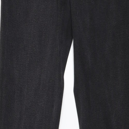 Denim & Co. Womens Black  Denim Skinny Jeans Size 14 L28 in