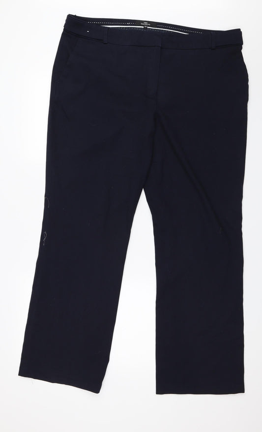 Womens UK Size 8 NEXT Regular Fit  Blue Trousers