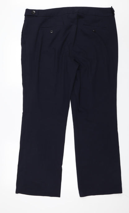 Womens UK Size 8 NEXT Regular Fit  Blue Trousers
