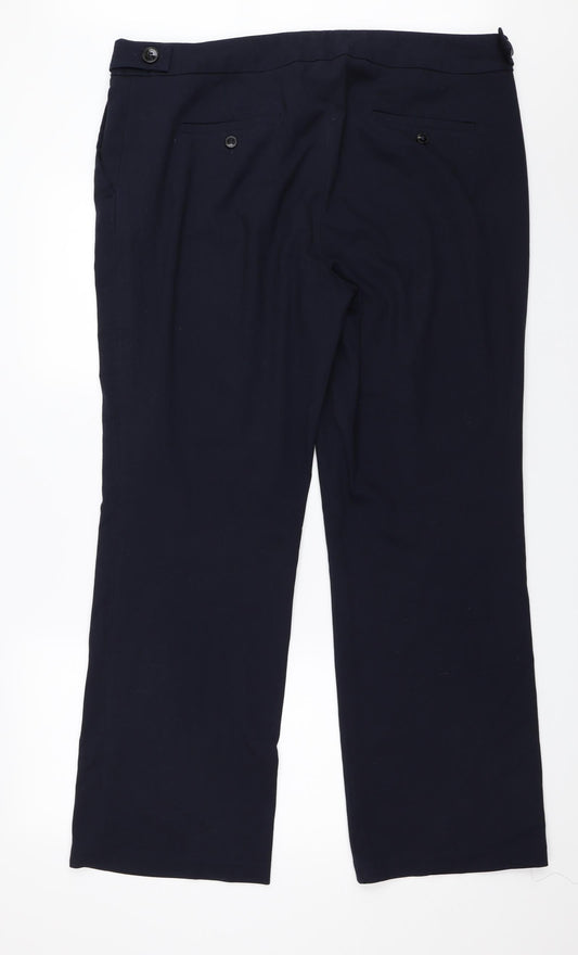 Womens UK Size 8 NEXT Regular Fit  Blue Trousers