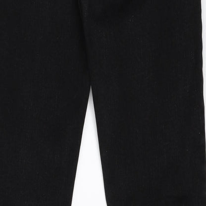 Denim & Co. Womens Black   Skinny Jeans Size 10 L27 in