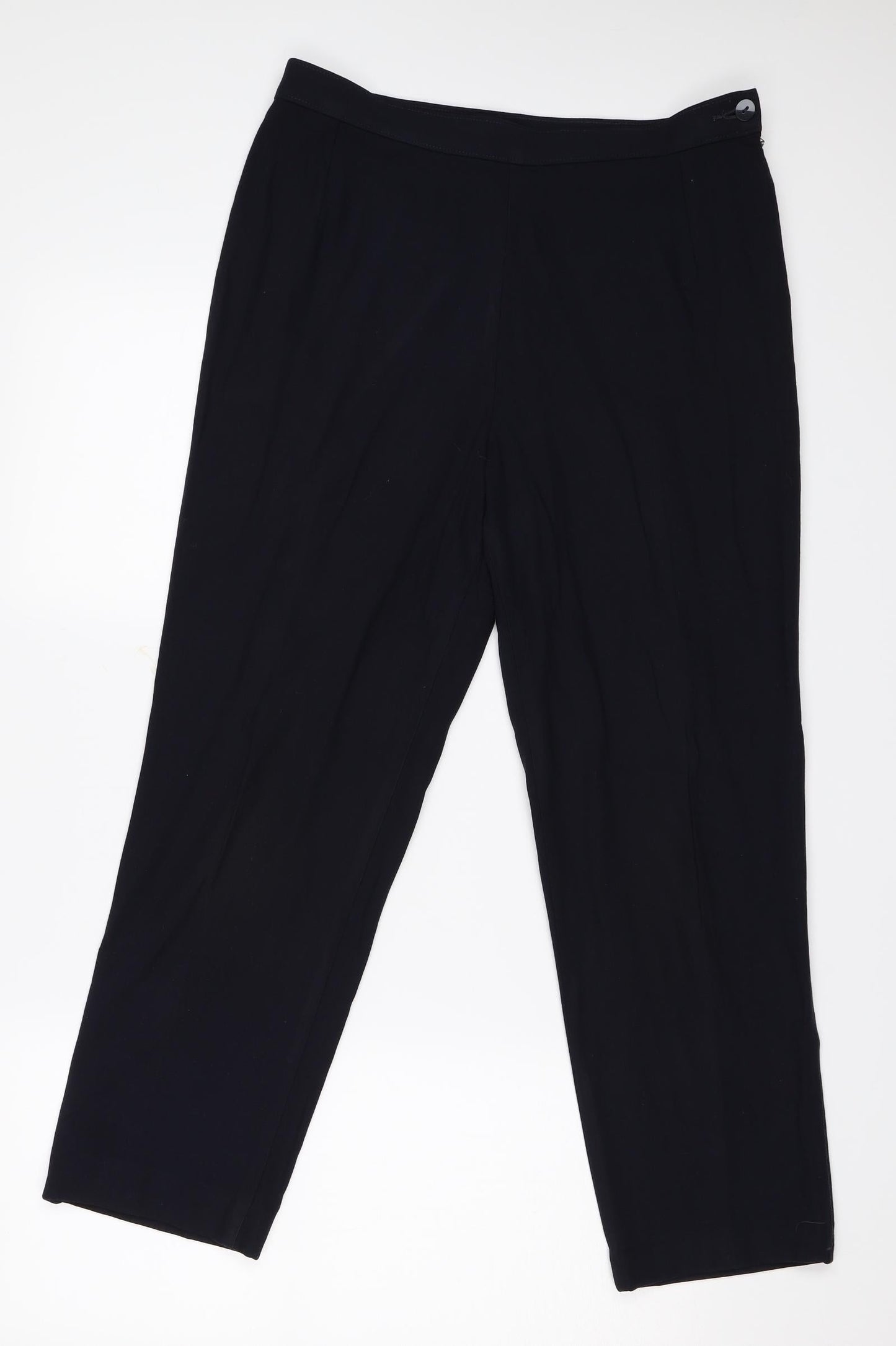 Womens UK Size 12 Marks & Spencer Regular Fit  Blue Trousers