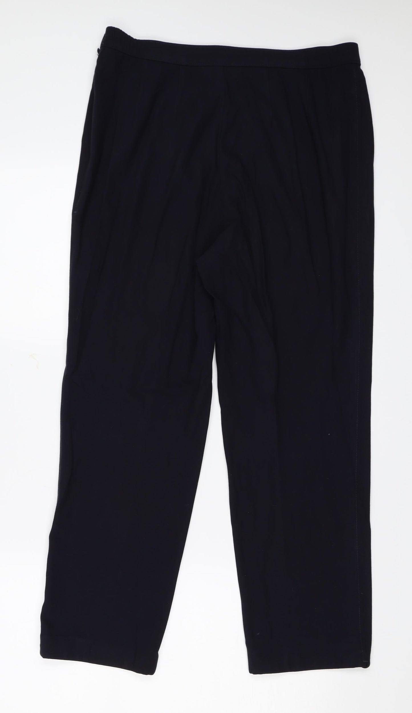 Womens UK Size 12 Marks & Spencer Regular Fit  Blue Trousers