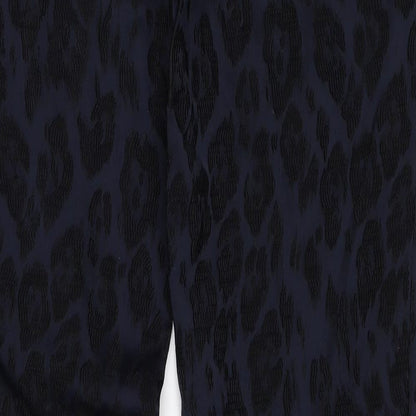 Womens UK Size M Zara Regular Fit  Blue Trousers