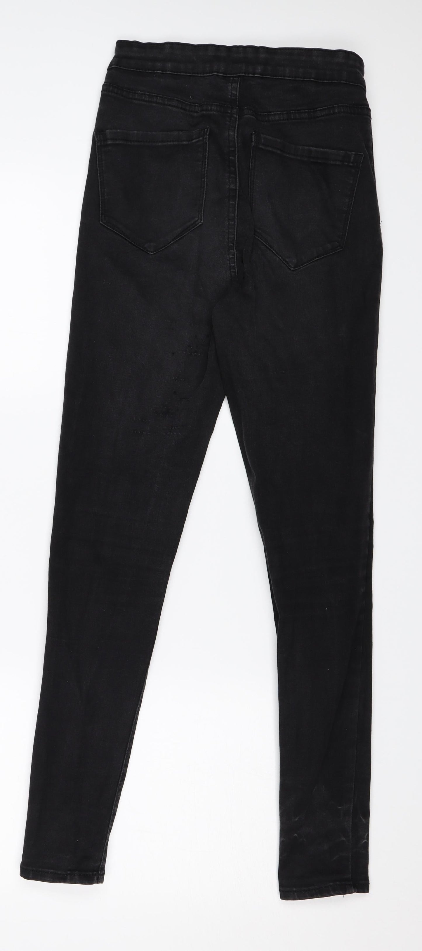 Denim & Co. Womens Black  Denim Skinny Jeans Size 10 L27 in