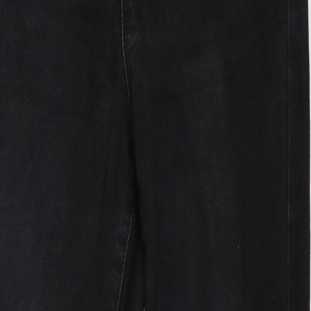Denim & Co. Womens Black  Denim Skinny Jeans Size 10 L27 in