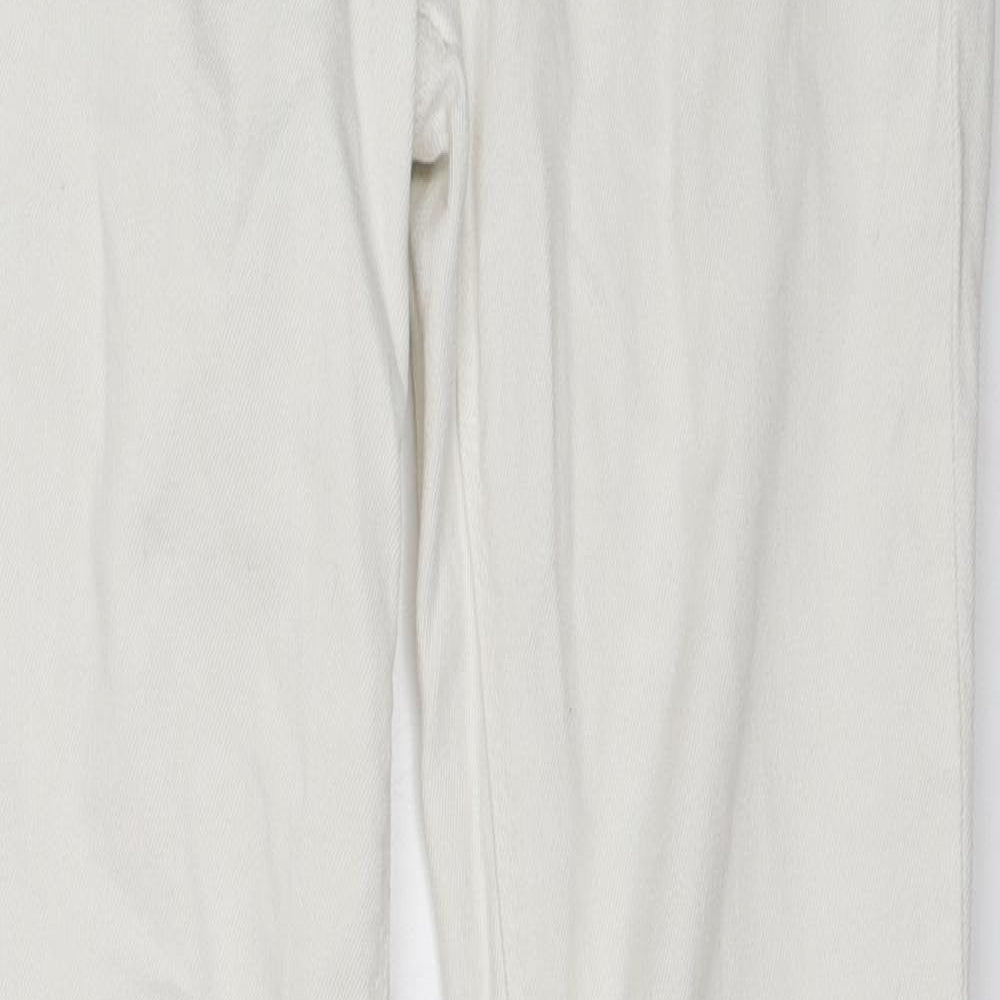 Zara Womens White   Skinny Jeans Size 8 L29 in