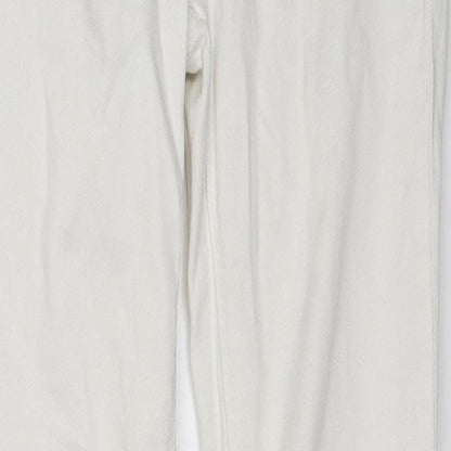 Zara Womens White   Skinny Jeans Size 8 L29 in