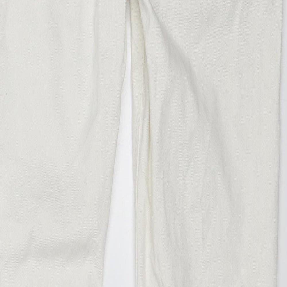 Zara Womens White   Skinny Jeans Size 8 L29 in