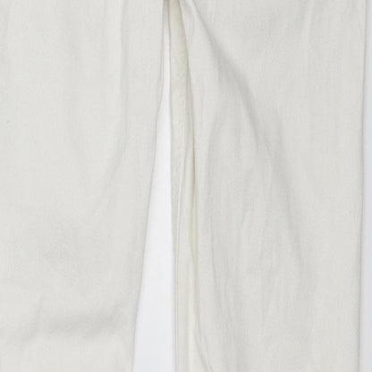 Zara Womens White   Skinny Jeans Size 8 L29 in