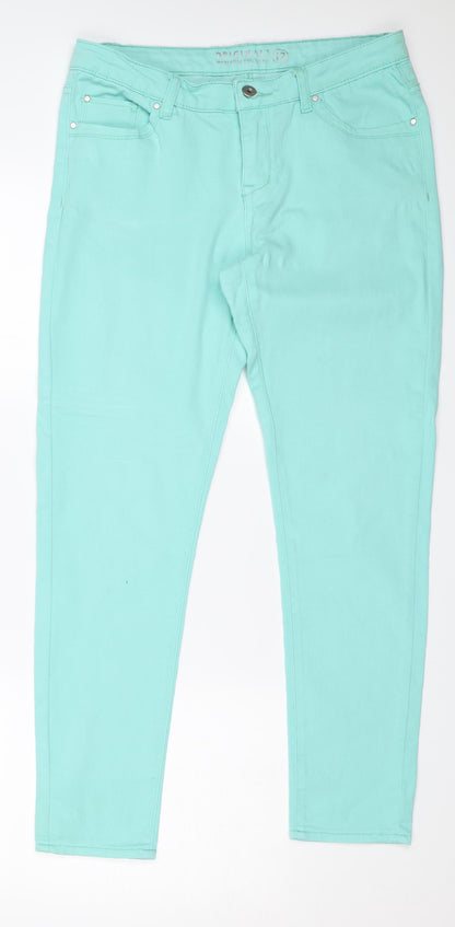 Originals Womens Green   Skinny Jeans Size 12 L27 in