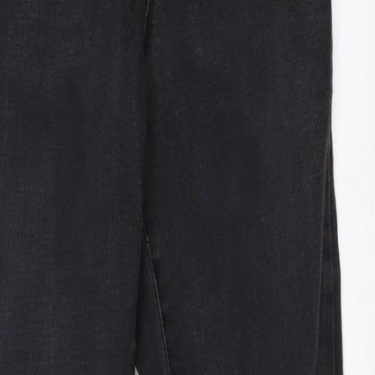 Denim & Co. Womens Black  Denim Skinny Jeans Size 8 L26 in