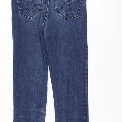 Topshop Womens Blue  Denim Skinny Jeans Size 25 L32 in