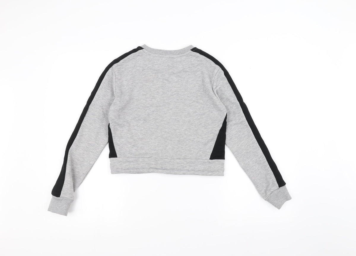 closure Boys Grey   Pullover Jumper Size 12-13 Years