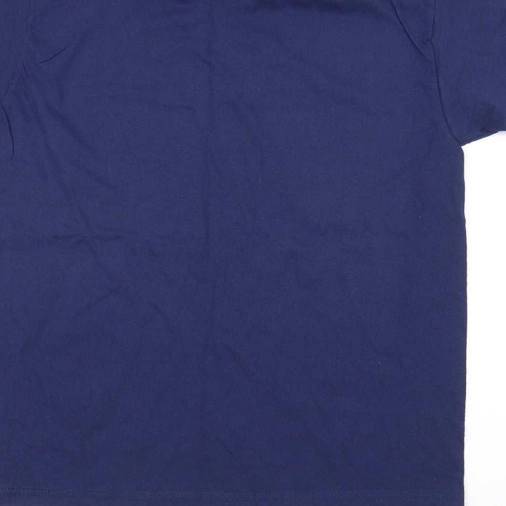 Fruit of the Loom Girls Blue   Basic T-Shirt Size 12-13 Years  - Gaming