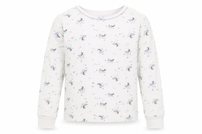 Lily & dan Girls White   Basic T-Shirt Size 9-10 Years