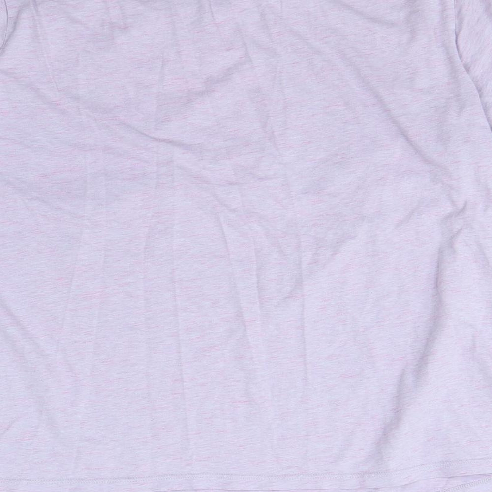 George Womens Purple   Cropped T-Shirt Size 16