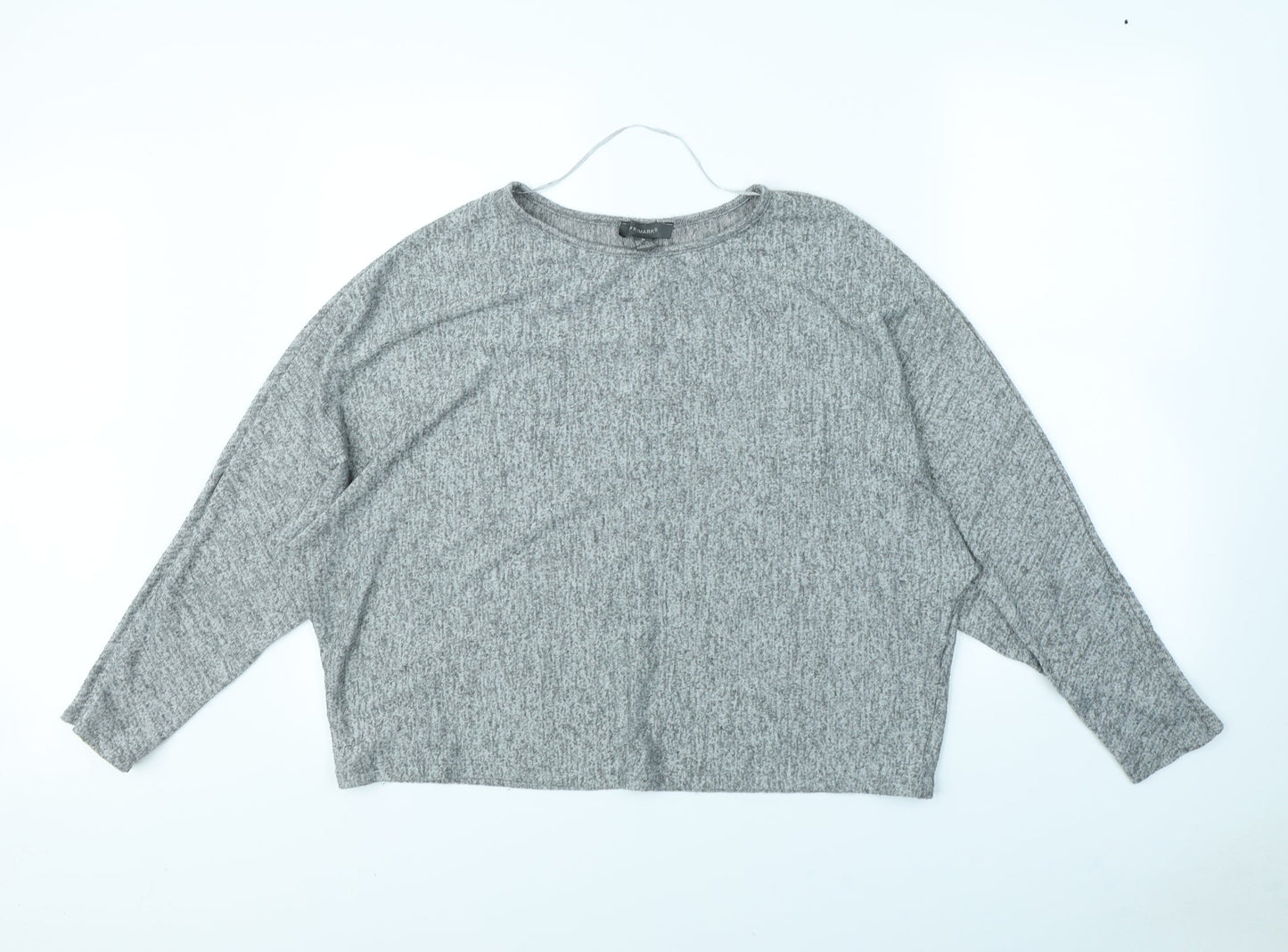 Primark Womens Grey   Pullover Jumper Size M