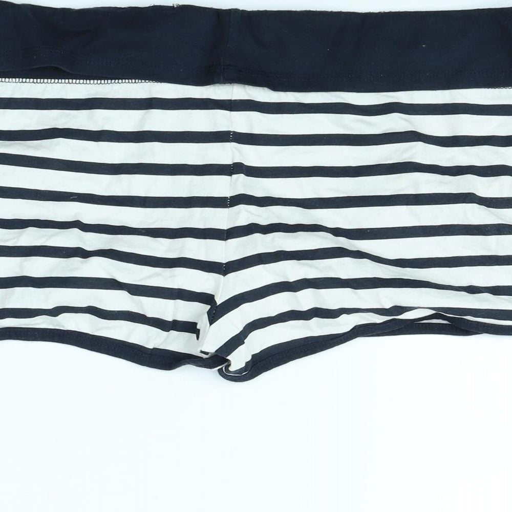 Atmosphere Womens Blue Striped  Hot Pants Shorts Size 14