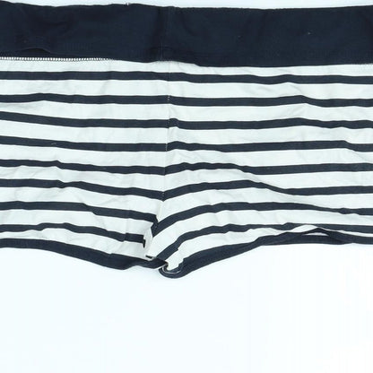 Atmosphere Womens Blue Striped  Hot Pants Shorts Size 14
