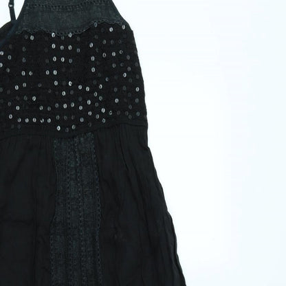 Preworn Womens Black   Fit & Flare  Size 8
