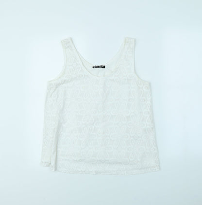 Womens UK Size 12 Select White Basic Tank