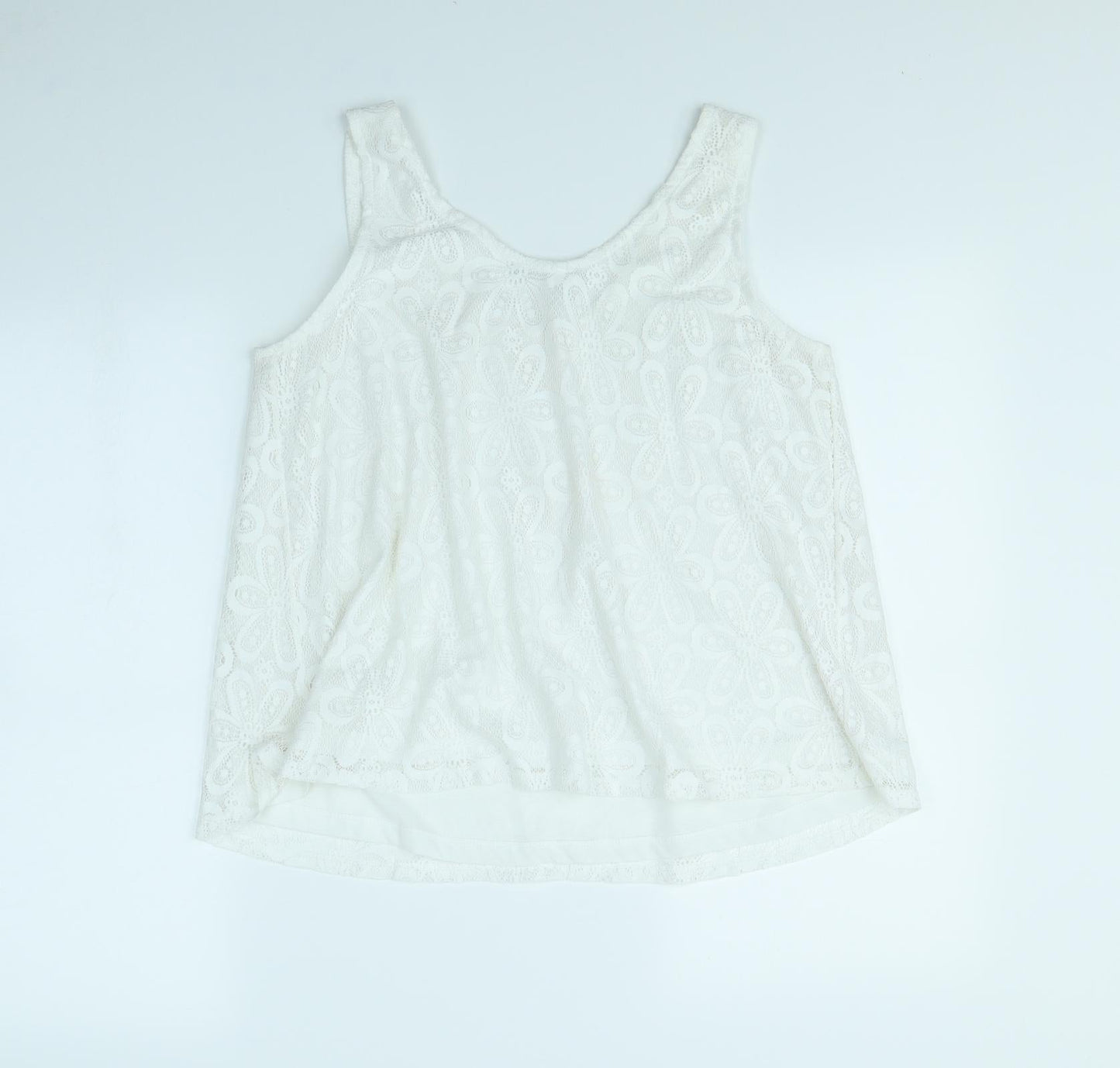 Womens UK Size 12 Select White Basic Tank