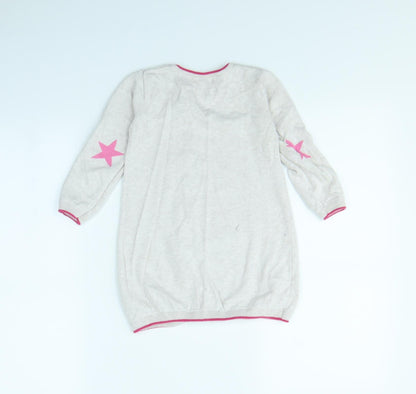 Blue Zoo Girls Beige   Jumper Dress  Size 3 Years