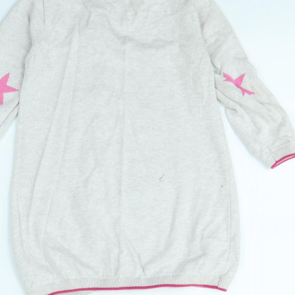 Blue Zoo Girls Beige   Jumper Dress  Size 3 Years