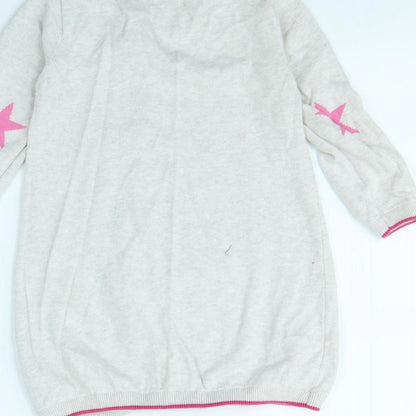 Blue Zoo Girls Beige   Jumper Dress  Size 3 Years