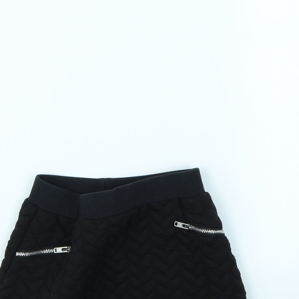 NEXT Girls Black   Mini Skirt Size 4 Years
