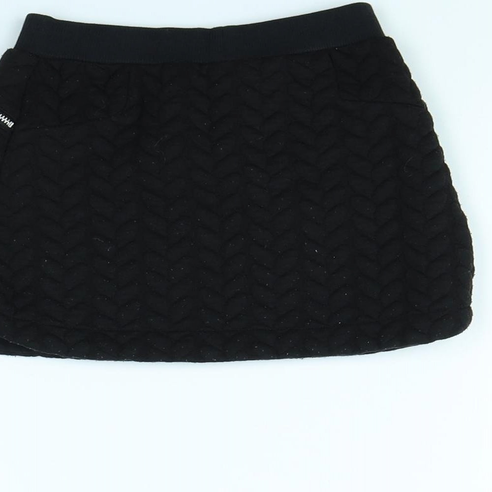 NEXT Girls Black   Mini Skirt Size 4 Years