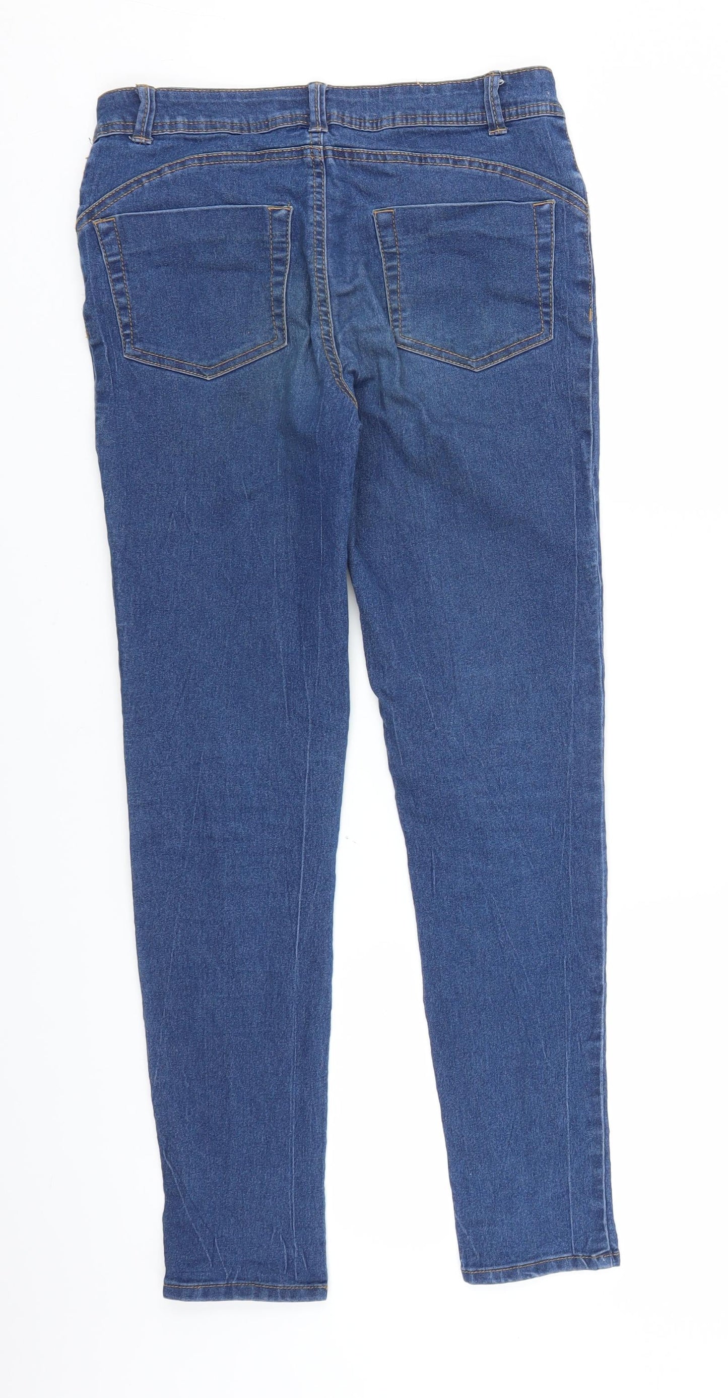 Womens UK Size 28 in In Extenso Regular Fit Straight Blue Jeans